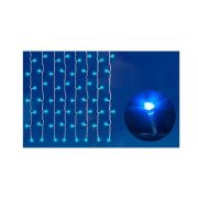 ULD-C2030-240/TWK BLUE IP67 Занавес светодиодный с эффектом мерцания, 3х2м. Соединяемый. 240 светодиодов. Синий свет. Провод белый. TM Uniel.