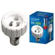 LH14-GU10L Переходник с цоколя Е14 на GU10. Материал корпуса - PBT