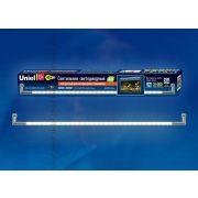 ULM-F31-5,5W/WW IP20 SILVER Светильник светодиодный поворотный для интерьерного освещения. В комплекте с адаптером. Длина 39 см. Материал корпуса алюминий, цвет серебро. Теплый белый свет. Упаковка-картонная коробка.