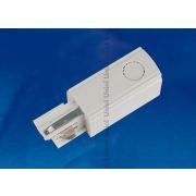 UBX-A02 WHITE 1 POLYBAG Ввод питания для шинопровода. Трехфазный. Левый. Цвет — белый. Упаковка — полиэтиленовый пакет.