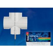 S-GES3-16T Разветвитель сетевой Uniel, количество розеток – 3, Максимальный ток - 16А, Максимальная мощность нагрузки – 3500Ватт, заземление, упаковка – пакет