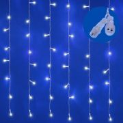 ULD-C6030-450/TTK WHITE IP44 Занавес светодиодный с эффектом мерцания, 6х3м. Соединяемый. 450 светодиодов. Белый свет. Провод прозрачный. TM Uniel