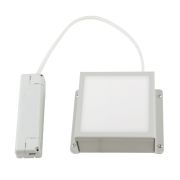 ULP-0808 7W/4000К IP40 GRILYATO OPAL WHITE Светильник светодиодный потолочный встраиваемый. Белый свет (4000K). 788Лм. Для ячеек 86х86мм. Корпус белый. В комплекте с и/п. ТМ Uniel