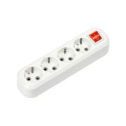 Колодка УЗВ-4-GRAND четырехместная с выключателем и заземлением 5240 IN HOME