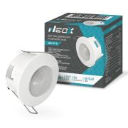 Датчик движения инфракрасный встраиваемый ДД 201Б 1200Вт 360 гр. 8м IP20 белый NEOX