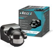 Датчик движения инфракрасный ДД 09Ч 1200Вт 180 гр.12м IP44 черный NEOX