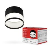 Светильник потолочный НПБ-SOFT-GX53 TB-FL-BL под GX53 матовый плафон, 82х70мм черный IN HOME