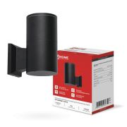 Светильник уличный настенный односторонний НБУ ЦИЛИНДР-1xА60-BL алюминиевый черный IP54 IN HOME