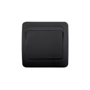 Выключатель одноклавишный CLASSICO черный 2021B IN HOME