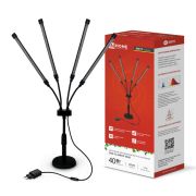 Светильник настольный на основании светодиодный СНО-Т2-ФИТО 4С40 красно-синий 40Вт 4 плафона, пульт на шнуре IN HOME