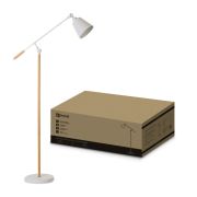 Светильник напольный под лампу ТНО 01К-Е27Б 230В белый плафон, белый корпус IN HOME