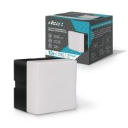 Светильник-коннектор квадратный ДБО-КВ-LINE 10Вт 230В 4000К черный NEOX