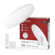 Светильник светодиодный NEO SIMPLE-95RC-WH 95Вт 230В 3000-6500K 7600Лм 460x67мм с пультом ДУ белый IN HOME