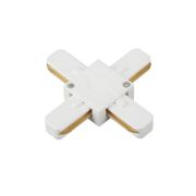 Коннектор X-тип XSB-WH для шинопровода SB белый IN HOME