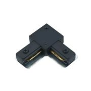 Коннектор L-тип LRB-BL для шинопровода RB черный IN HOME