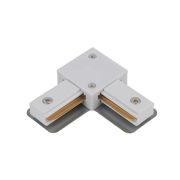 Коннектор L-тип LRB-WH для шинопровода RB белый IN HOME