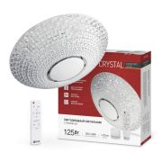 Светильник светодиодный COMFORT CRYSTAL 125Вт 230В 3000-6500K 10000Лм 500x115мм с пультом ДУ IN HOME