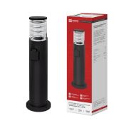 Светильник уличный напольный ТБУ ART-RP600-1WO-1хA60-BL 600мм, розетка c з/к, черный IP54 IN HOME