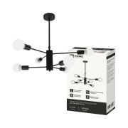 Люстра под лампу LOFT SPUTNIK-6E27-BL 6хЕ27 черный IN HOME