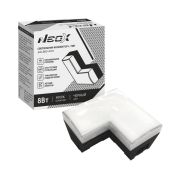 Светильник-коннектор L-тип для ДБО-ALFA 8Вт 230В 4000К черный IP40 NEOX