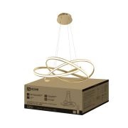 Светильник светодиодный ESTETIKA DALI-HL-120GL 120Вт 230В 3000-6500K 600х490x170мм 1.2м трос ДУ золото IN HOME