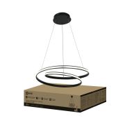 Светильник светодиодный ESTETIKA DALI-HL-90BL 90Вт 230В 3000-6500K 500х500x120мм 1.2м трос ДУ черный IN HOME