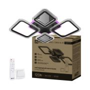 Светильник светодиодный ELEGANT SPACE-120RGB-BL-BG 120Вт 230В 3000-6500K 8400Лм 530х530х125мм пульт ДУ черный IN HOME