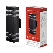 Светильник уличный настенный POLO-S-2хGU10-BL IP54 4690612055817