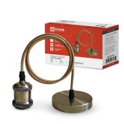 Патрон LOFT-Е27-R15AB со шнуром 1,5м античная бронза IN HOME