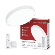 Светильник потолочный SCANDY SIMPLE 95Вт 400x50мм с пультом белый 4690612062105