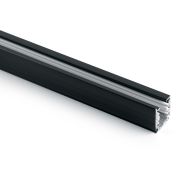 Шинопровод для трековых трехфазных  светильников , черный матовый , 2м , Ш2000-2М