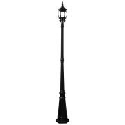 Светильник садово-парковый Feron 8111/PL8111 столб 100W E27 230V, черный