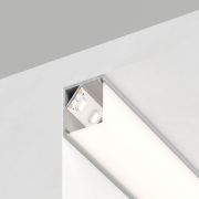 Профиль алюминиевый угловой квадратный, серебро, CAB281