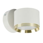 Светильник  настенный Feron HL4598  Barrel DUET 12W, 230V,GX53, белый + золото IP20