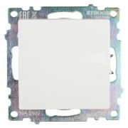 Выключатель 1-клавишный (механизм), STEKKER GLS10-7103-01, 250V, 10А, серия Катрин, белый
