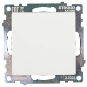 Переключатель 1-клавишный (механизм), STEKKER GLS10-7105-01, 250V, 10А, серия Катрин, белый