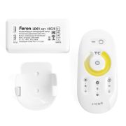 Контроллер CCT для мультибелой светодиодной ленты с П/У белый, 12-24V, LD61