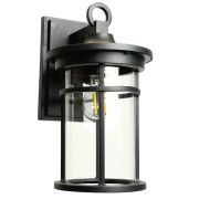 Светильник садово-парковый Feron PL761 на стену вниз 60W 230V E27,  черный