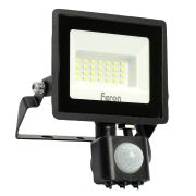 Светодиодный прожектор Feron с датчиком  LL-906 IP44 20W 6400K