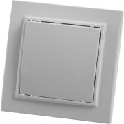 Выключатель 1-клавишный, STEKKER, PSW10-9003-01, 250В, 10А, серия Эрна, белый