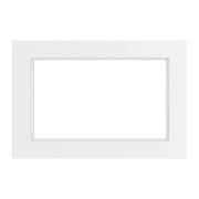 Рамка 2-местная (без перемычки), стекло, STEKKER, GFR00-7012-01, серия Катрин, белый