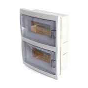 Бокс встраиваемый STEKKER EBX50-2/16-20 16 модулей, пластик, серия ArcaClass