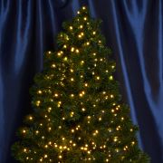 Светодиодная гирлянда Кластер Feron CL09 линейная 10м + 2м 230V 2700К, c питанием от сети, зеленый шнур