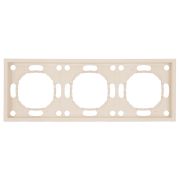 Рамка STEKKER, PFR00-5003-08 3-местная, серия Эмили, кашемир, soft touch