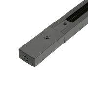 Шинопровод для трековых однофазных светильников, черный, 3м,  в наборе токоввод, заглушка, крепление, CAB1007