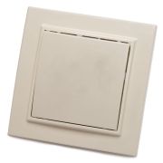 Выключатель 1-клавишный, STEKKER, PSW10-9003-02, 250В, 10А, серия Эрна, слоновая кость