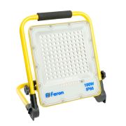Светодиодный прожектор Feron LL-952 переносной с зарядным устройством IP66 100W 6400K