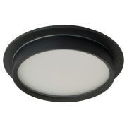 Светильник встраиваемый Feron DL704 потолочный GX70 черный круг IP44