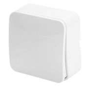 Выключатель открытой установки 1-клавишный, STEKKER, MSW10-10-01, ABS- пластик, 250В, 10А, IP20, серия София, белый