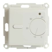 Терморегулятор механический для теплого пола (механизм), STEKKER GLS00-7117-01, 250В, 3500Вт, серия Катрин, белый